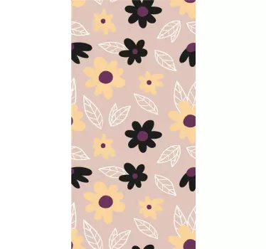 Folie kühlschrank botanische illustrationen komposition - TenStickers