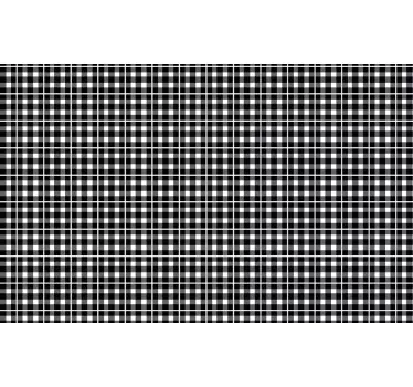 Kreditkarte Aufkleber schwarzes karomuster - TenStickers
