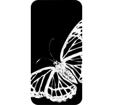 Sticker IPhone elegantes schmetterlingsmotiv - TenStickers