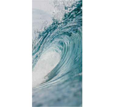 Brechende Welle Folie Duschkabine - TenStickers