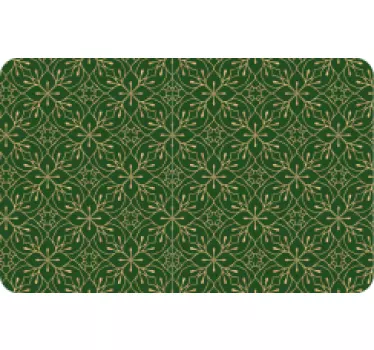 Kreditkarte aufkleber mit floralem muster - TenStickers