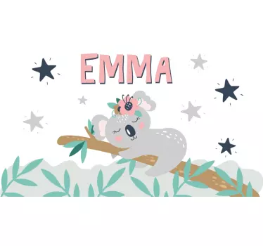 Wandtattoo baby koala träume - TenStickers