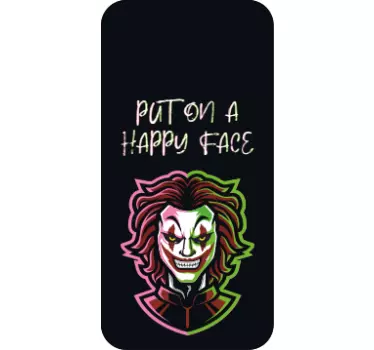Sticker IPhone gruseliges charaktergesicht - TenStickers