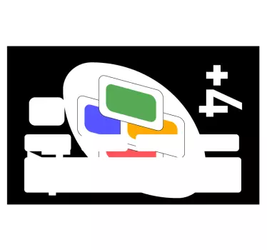 Kreditkarten Sticker Uno farbkarten-designs - TenStickers