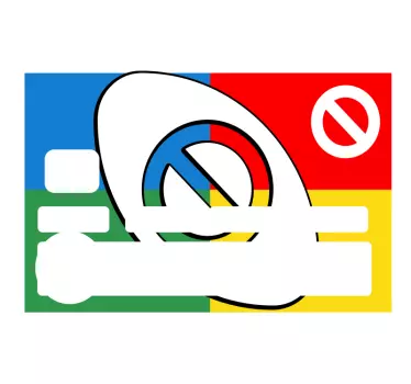 Kreditkarten Aufkleber Mehrfarbige uno karte - TenStickers