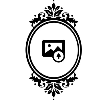 Persönliches Porträt Wandtattoo Wohnzimmer - TenStickers
