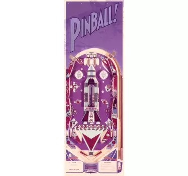 Pinball Kühlschrank Folie - TenStickers