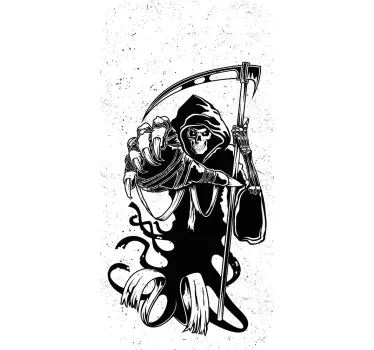 Sticker IPhone sensenmann-symbol - TenStickers
