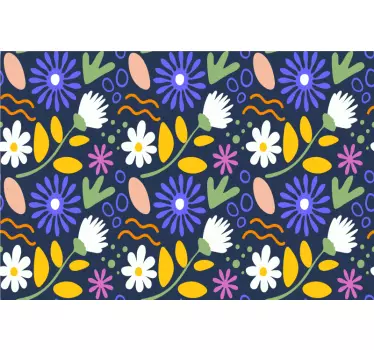 Fahrrad Aufkleber blumenarrangement-stil - TenStickers