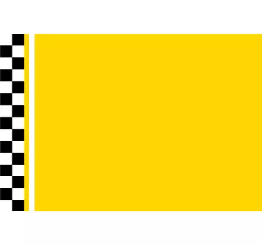 Fahrrad aufkleber im gelbes taxi design - TenStickers
