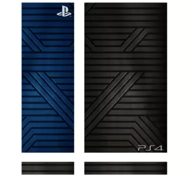 Metall Playstation Aufkleber - TenStickers