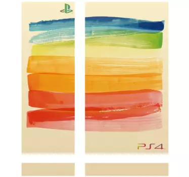 Farbstreifen Playstation Aufkleber - TenStickers