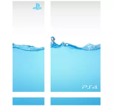 Wasser Playstation Aufkleber - TenStickers