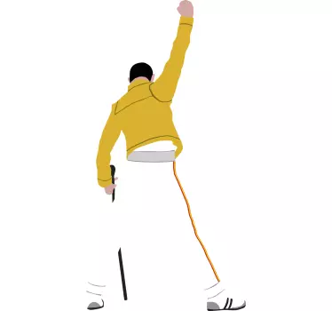 Wandtattoo Rock Freddie im wembley-stadion - TenStickers