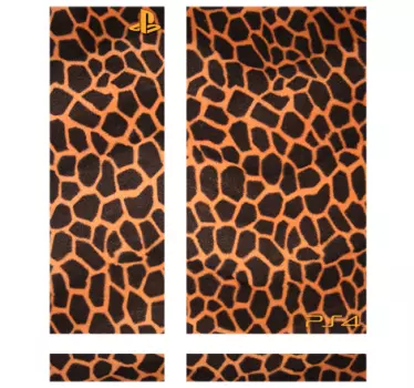 Aufkleber PS4 Giraffenmuster - TenStickers