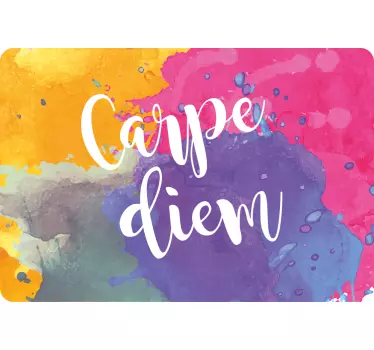 Laptop Aufkleber farbenfrohe inspirierende phrase - TenStickers