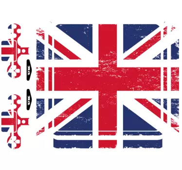 Ps4 Aufkleber UK-Flagge - TenStickers