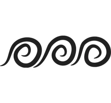 Spirale Bordüre Aufkleber - TenStickers