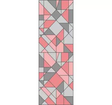 Folie Kühlschrank wickeltuch mit geometrischem muster - TenStickers