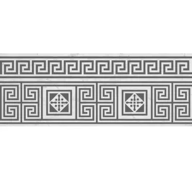 Bordüre selbstklebend geometrische Linien - TenStickers