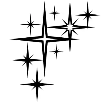 Sterne Aufkleber - TenStickers