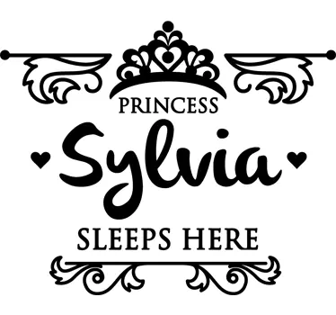 Kinder Wandaufkleber Princess - TenStickers