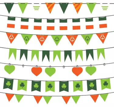 Bordüre selbstklebend st. Patrick's day dekoration - TenStickers