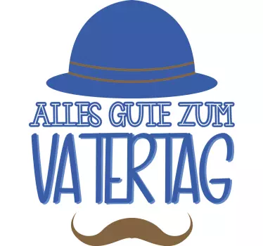 Fenster Sticker Alles gute zum Vatertag - TenStickers