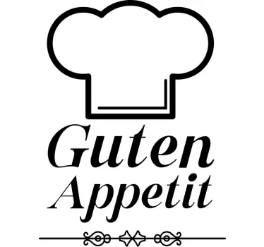 Wandtattoo Küche Guten Appetit Spruche - TenStickers