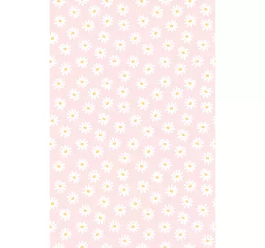 Fensteraufkleber Gänseblümchen Muster - TenStickers