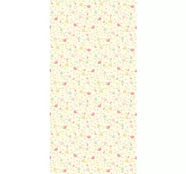 Fensteraufkleber Blumen und Schmetterlinge - TenStickers