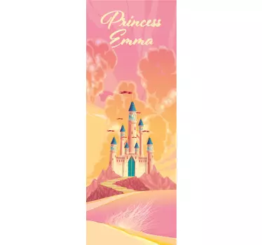 Disney Wandtattoo Märchenschloss Türfolie - TenStickers