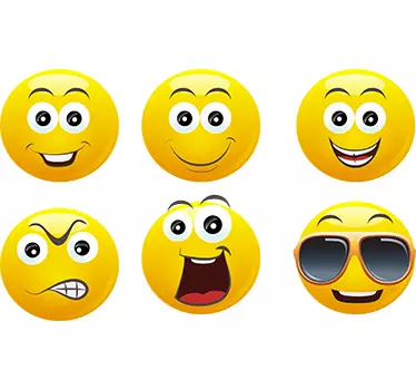 Emoticonos Sticker - TenStickers