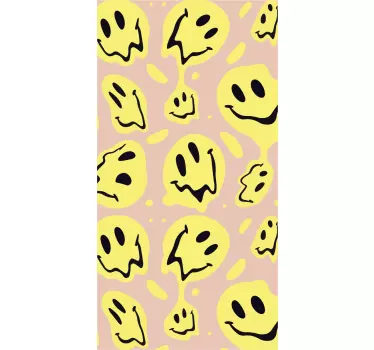 Sticker IPhone lächelndes geistermuster - TenStickers