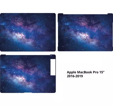 Aufkleber Notebook Milchstraßen Galaxie - TenStickers