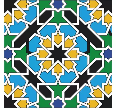 Wandtattoo Bordüre Mosaik - TenStickers