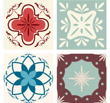 Sticker Vintage Fliesen - TenStickers