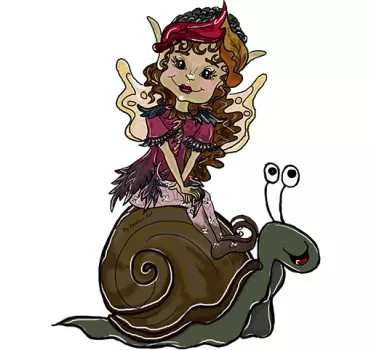 Reisender Elf Wandtattoo - TenStickers