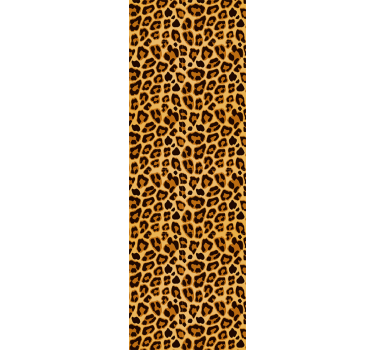 Leopard Print Kühlschrank Folie - TenStickers
