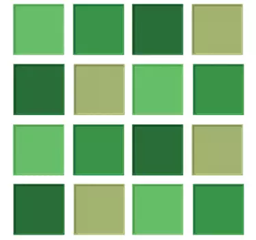 Grüne Fliesen Aufkleber - TenStickers