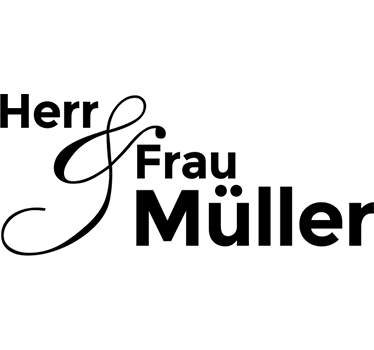 Personalisierbares Wandtattoo Herr & Frau - TenStickers