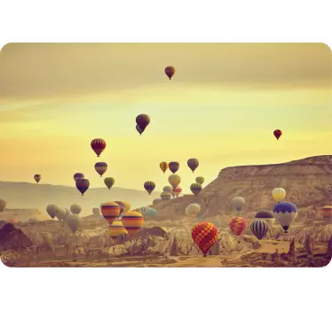 Laptop Aufkleber cappadocia Ballonfestival - TenStickers
