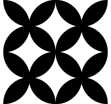Transluzente Folie mit geometrischem Muster - TenStickers