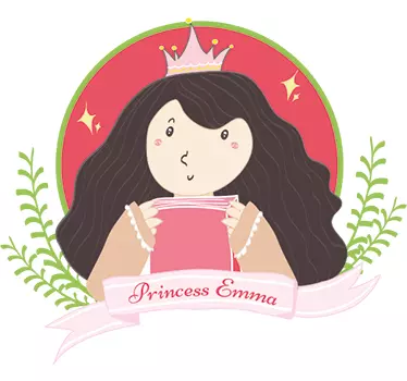 Personalisierbares Wandtattoo Prinzessin - TenStickers