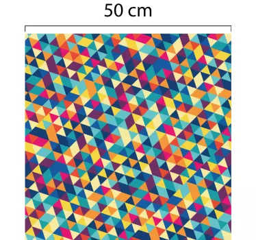 Fensteraufkleber transluzentes Mosaikmuster - TenStickers