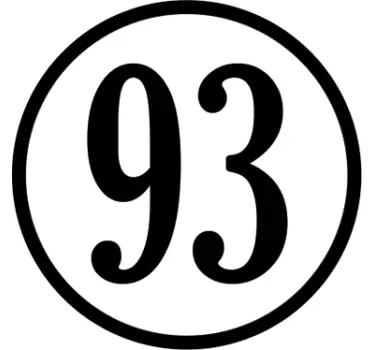 Motorrad Aufkleber personalisierbare Nummer - TenStickers