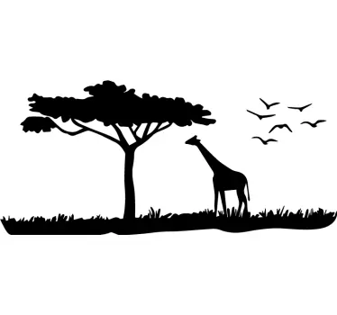 Wohnwagen Aufkleber Wildes Tier Dschungeltiere - TenStickers
