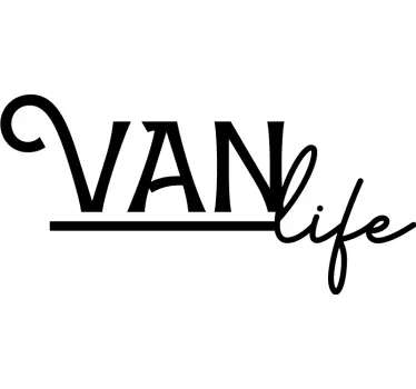 Van Life Wohnmobil Aufkleber - TenStickers