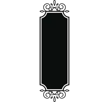 Vintage Rahmen Tafelfolie - TenStickers