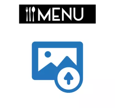 Personalisierter Aufkleber QR-Code Menü - TenStickers